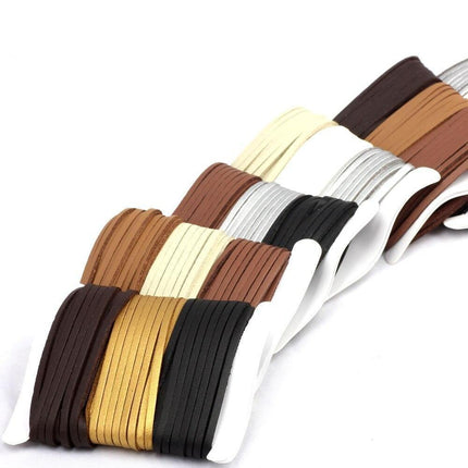 Deluxe Faux Suede Leather Cord Craft Kit for Beautiful DIY Jewelry Creations - Très Elite