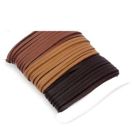 Deluxe Faux Suede Leather Cord Craft Kit for Beautiful DIY Jewelry Creations - Très Elite