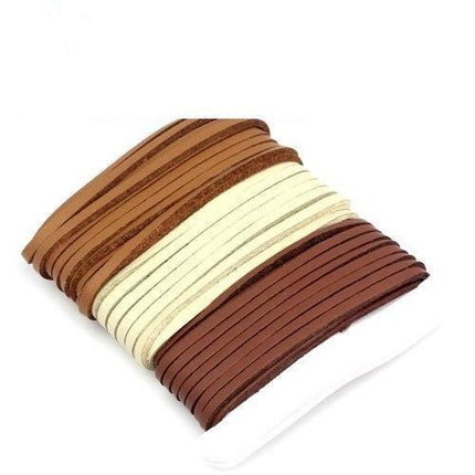 Deluxe Faux Suede Leather Cord Craft Kit for Beautiful DIY Jewelry Creations - Très Elite