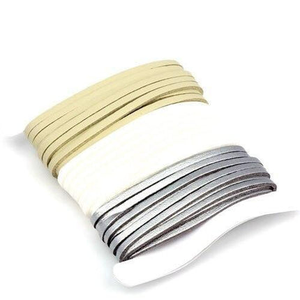 Deluxe Faux Suede Leather Cord Craft Kit for Beautiful DIY Jewelry Creations - Très Elite