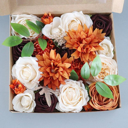 Deluxe Silk Floral Arrangement Gift Set..