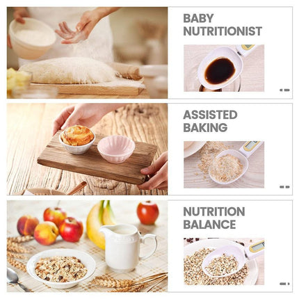 Digital Precision Measuring Spoon - Compact Kitchen Scale Set