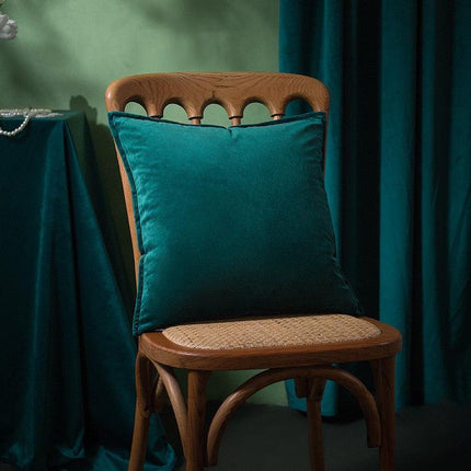 Reversible Luxe Velvet Throw Pillow - Stylish Sofa Cushion Cover