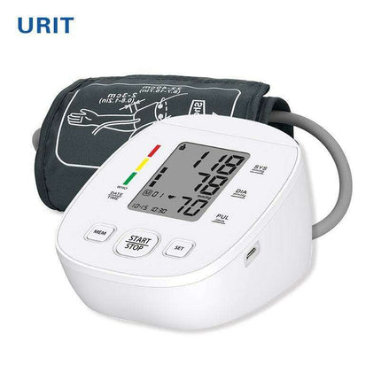 Dual User Digital Blood Pressure Monitor with One-Touch Operation and Memory Storage..