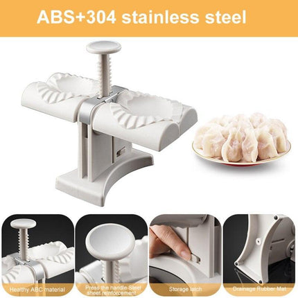Dumpling Master: Premium Press with Built-In Storage Solution - Très Elite