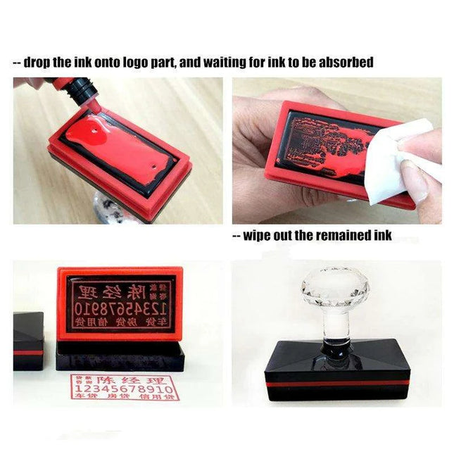 Dynamic Colorful Stamping Ink Collection for Artistic Expression