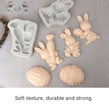 Easter Delight Silicone Mold Set for Whimsical Holiday Baking - Très Elite