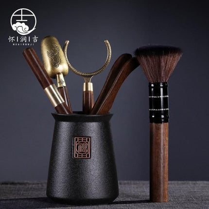 Ebony Luxury Tea Ceremony Essentials for a Refined Brewing Experience - Très Elite