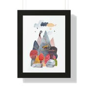 Eco-Chic Vertical Art Print Series with Sustainable Framing Options - Très Elite