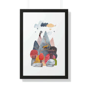 Eco-Chic Vertical Art Print Series with Sustainable Framing Options - Très Elite