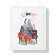 Eco-Chic Vertical Art Print Series with Sustainable Framing Options - Très Elite