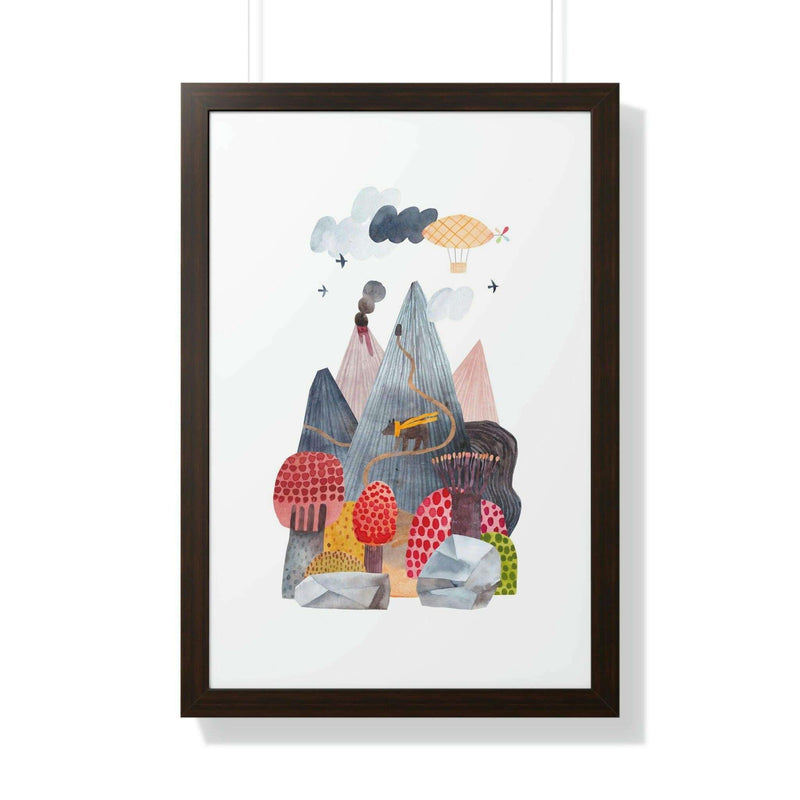 Eco-Chic Vertical Art Print Series with Sustainable Framing Options - Très Elite
