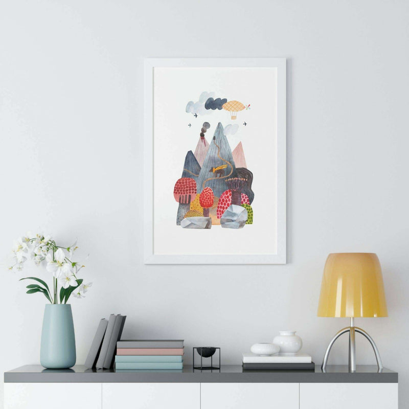 Eco-Chic Vertical Art Print Series with Sustainable Framing Options - Très Elite