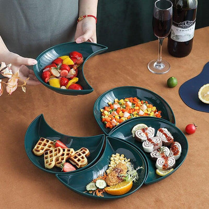 Eco-Friendly Colorful Dining Set: Unbreakable Plates for Sustainable Living - Très Elite