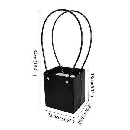 Eco-Friendly Floral Kraft Paper Gift Bag - Chic & Sustainable Gifting Solution