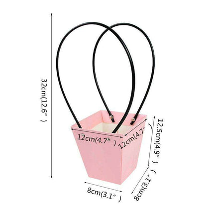 Eco-Friendly Floral Kraft Paper Gift Bag - Chic & Sustainable Gifting Solution