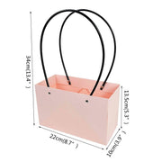 Eco-Friendly Floral Kraft Paper Gift Bag - Chic & Sustainable Gifting Solution - Très Elite