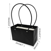 Eco-Friendly Floral Kraft Paper Gift Bag - Chic & Sustainable Gifting Solution - Très Elite