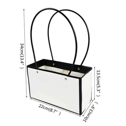 Eco-Friendly Floral Kraft Paper Gift Bag - Chic & Sustainable Gifting Solution