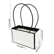 Eco-Friendly Floral Kraft Paper Gift Bag - Chic & Sustainable Gifting Solution - Très Elite