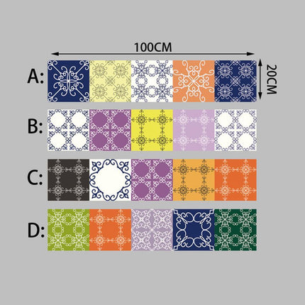 Eco-Friendly Waterproof PVC Tile Decals for Kitchen and Bathroom Makeover - Très Elite