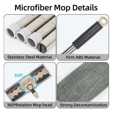 Effortless Cleaning Revolution: The Hands-Free Floor Mop for Every Home - Très Elite