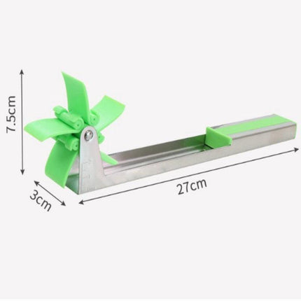 Effortless Stainless Steel Fruit Windmill Slicer: The Ultimate Tool for Quick Watermelon Preparation - Très Elite