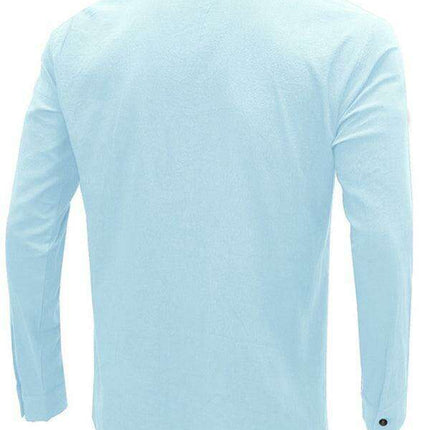 Effortlessly Stylish Dropped Shoulder Linen-Cotton Shirt for Every Occasion - Très Elite