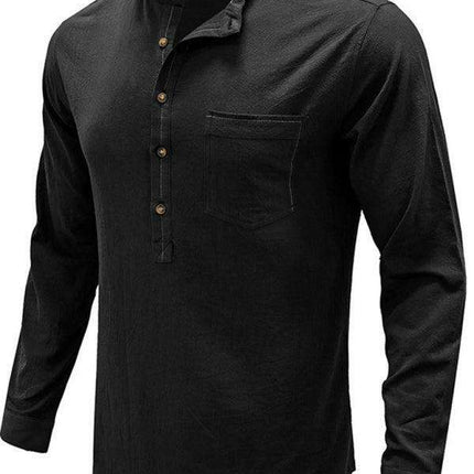 Effortlessly Stylish Dropped Shoulder Linen-Cotton Shirt for Every Occasion - Très Elite