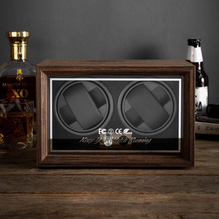 Elegance Meets Function: Botanica Premium Wooden Watch Winder Box for Automatic Timepieces- Très Elite- Très Elite