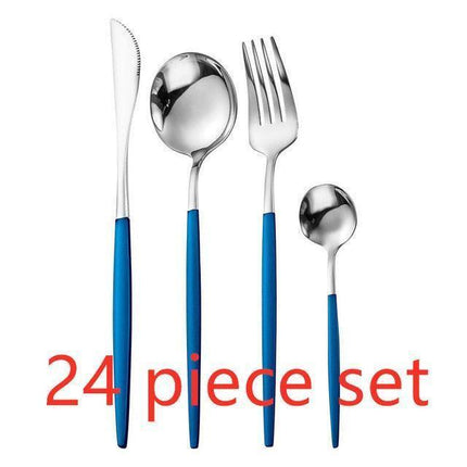 Elegance Redefined: Botanica Luxe Gold Flatware Set for Upscale Dining Experiences - Très Elite