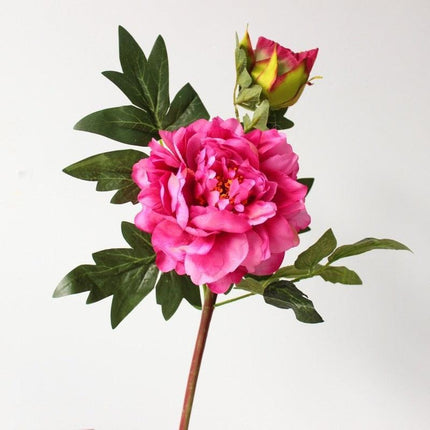 Elegance in Bloom: Autumn Peony Silk Bouquet for Fall Decor and Events..