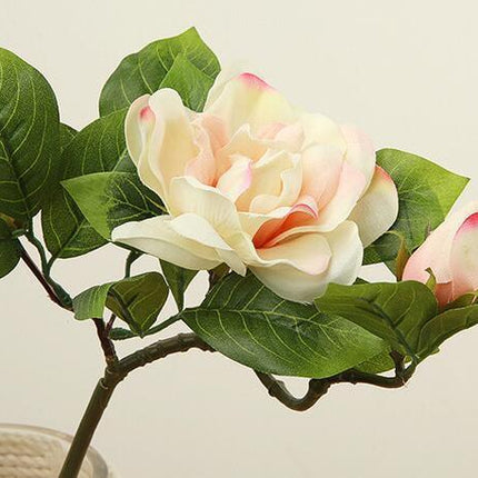 Elegance in Bloom: Autumn Peony Silk Bouquet for Fall Decor and Events..