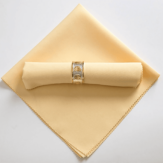 Elegant 25-Piece Satin Napkin Collection - Premium Table Linens for Special Events and Celebrations