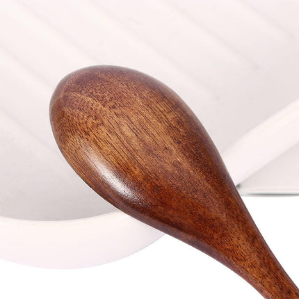 Elegant 5-Piece Japanese Wooden Spoon Set for Gourmet Dining - Très Elite