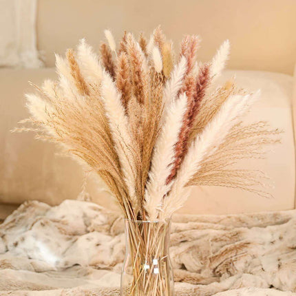 Elegant 85-Piece Pampas Grass Floral DIY Decoration Kit - Très Elite