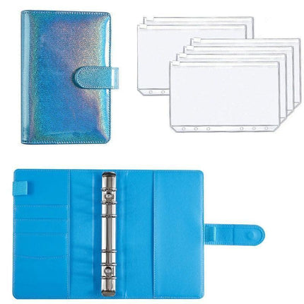 Elegant A6 Vegan Leather Organizer with Customizable Pages and Secure Zip Pockets for Seamless Planning - Très Elite