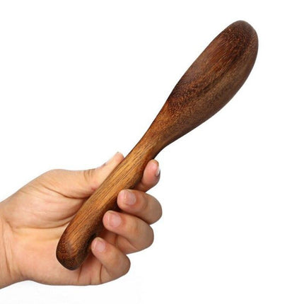 Elegant Acacia Wood Salad Serving Spoon - Très Elite