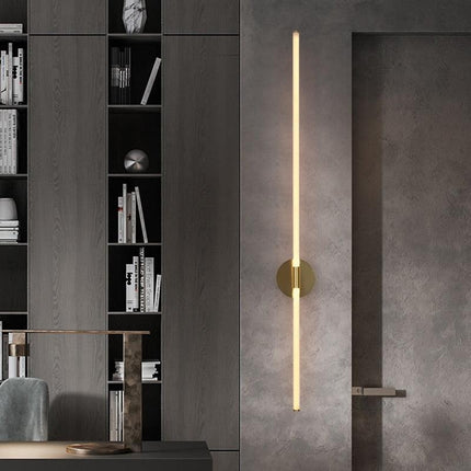 Elegant Adjustable Gold LED Wall Sconces with Customizable Lighting for Any Room