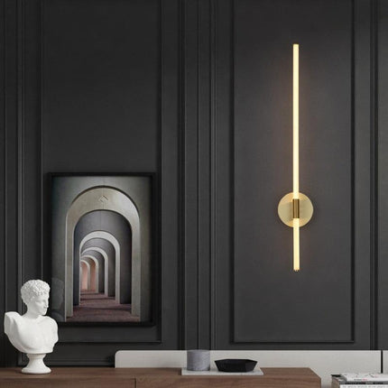 Elegant Adjustable Gold LED Wall Sconces with Customizable Lighting for Any Room