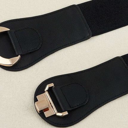 Elegant Alloy Closure Elastic Waist Belt for Stylish Comfort - Très Elite