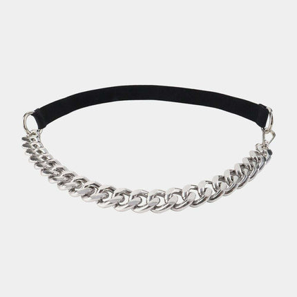 Elegant Allure: The Alloy Chain Elastic Belt for Any Occasion - Très Elite