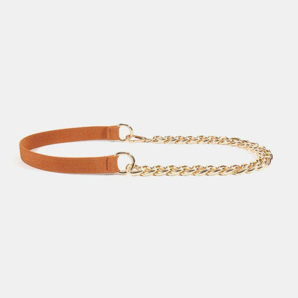 Elegant Allure: The Alloy Chain Elastic Belt for Any Occasion - Très Elite
