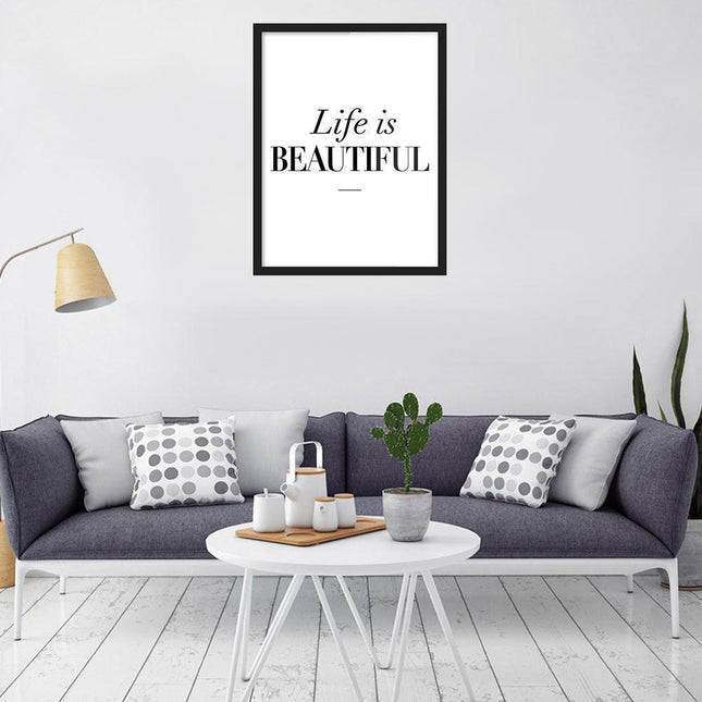 Elegant Alphabet Canvas Wall Art for Modern Interior Design