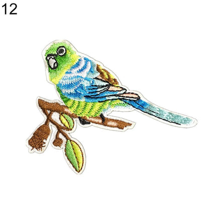 Elegant Bird Embroidered Patch Set: Transform Your Style with Unique Fashion Accents - Très Elite