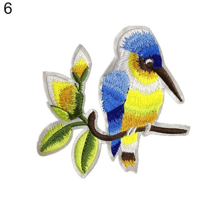 Elegant Bird Embroidered Patch Set: Transform Your Style with Unique Fashion Accents - Très Elite