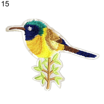 Elegant Bird Embroidered Patch Set: Transform Your Style with Unique Fashion Accents - Très Elite