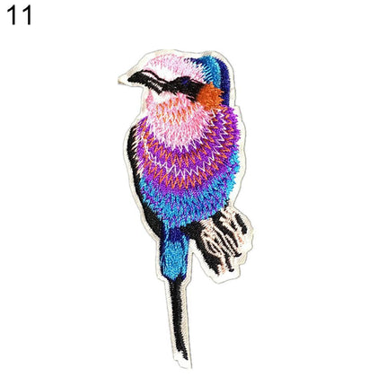 Elegant Bird Embroidered Patch Set: Transform Your Style with Unique Fashion Accents - Très Elite
