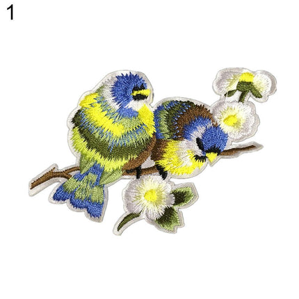 Elegant Bird Embroidered Patch Set: Transform Your Style with Unique Fashion Accents - Très Elite