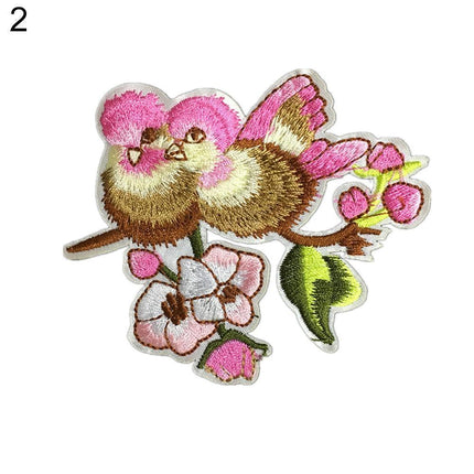 Elegant Bird Embroidered Patch Set: Transform Your Style with Unique Fashion Accents - Très Elite